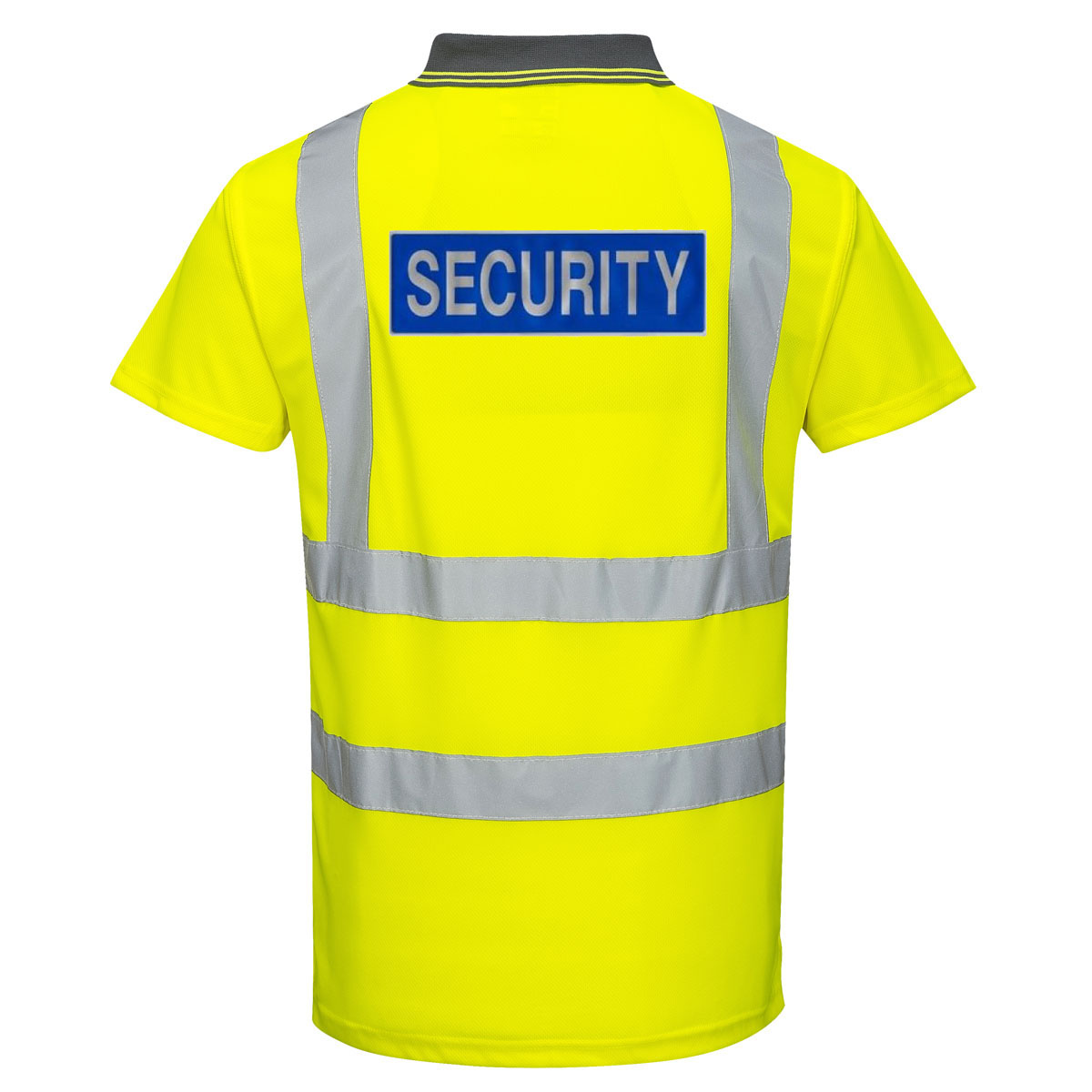 ‘SECURITY’ Printed Hi Visibility Polo Shirt – Workwear World