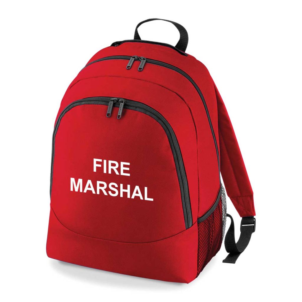 Printed Flame Graphic ‘Fire Grab Bag’ 30 Litre Emergency Equipment ...