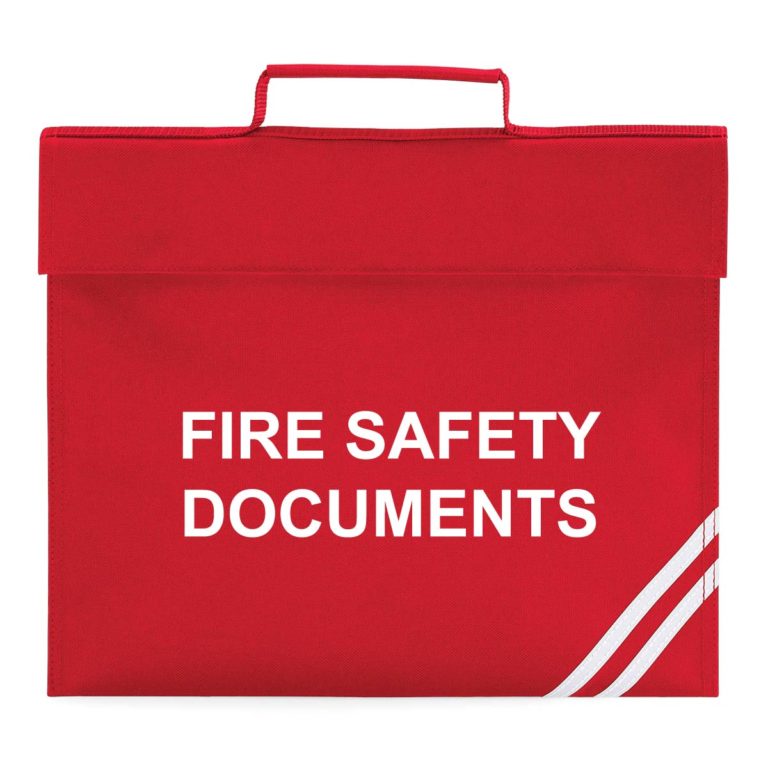 Printed High Visbility ‘Fire Grab Bag’ Documents & Equipment Drawstring ...