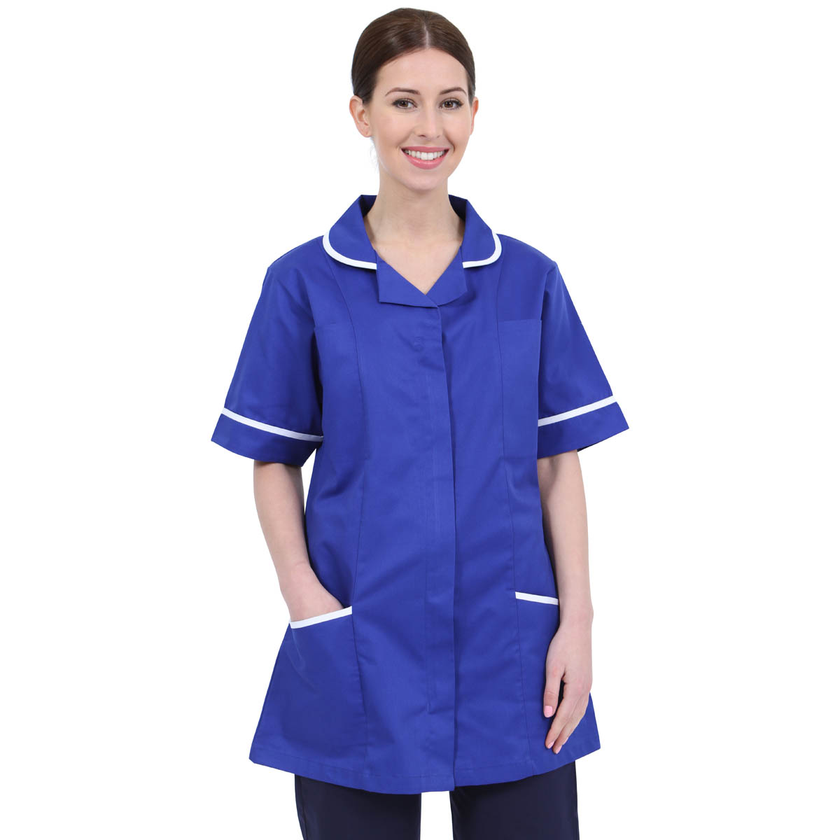 Alexandra HP297 Womens Classic Collar Dress – Workwear World