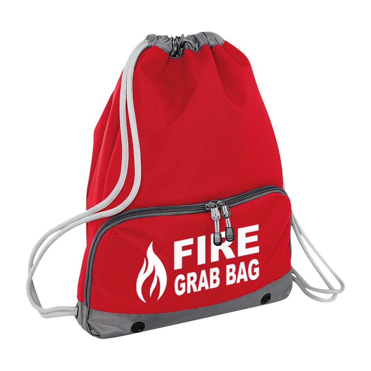 Printed Flame Graphic ‘Fire Grab Bag’ Documents & Equipment Supersize ...